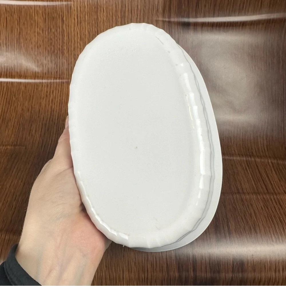 Corning Ware Vintage F-15-B // 475ml Baking Dish Oval French White // Small
